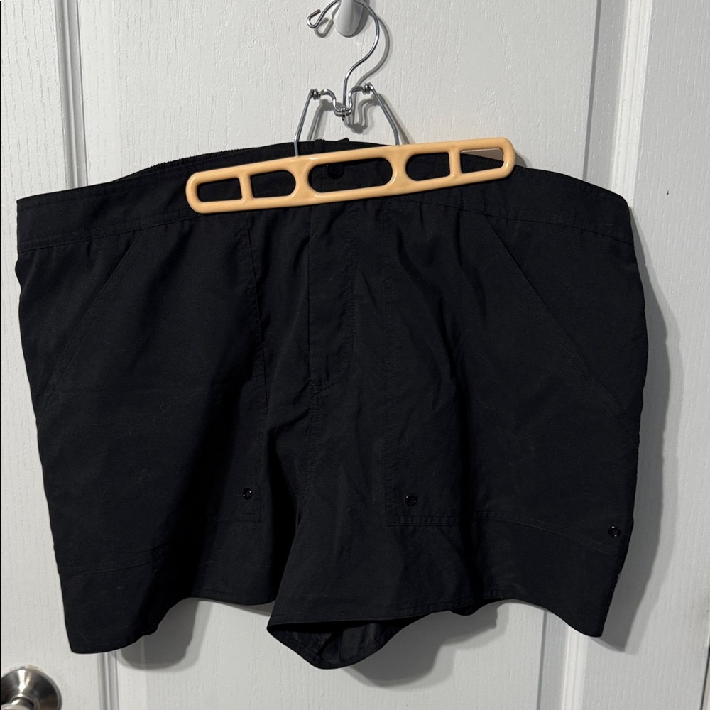 Classic Black Swim Boardshorts 24w